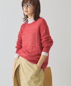 AMERICAN HOLIC モヘアタッチルーズ編みプルオーバー