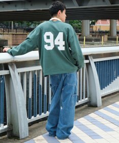 WEGO 【ユニセックス着用ITEM】ナンバリングフットボールBIG　T（LS）