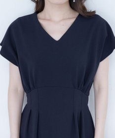 Tiaclasse 【洗える】ハイストレッチジョーゼットワンピース