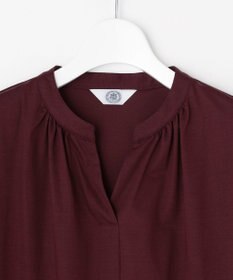 J.PRESS LADIES 【接触冷感】プレーティングジャージー ペプラム カットソー