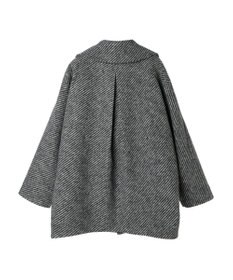 AMERICAN HOLIC ツイードライクコクーンミディコート