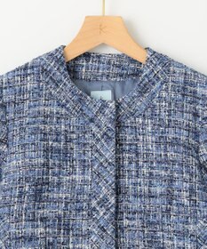 組曲 【KUMIKYOKU NAVY】マカロンツイード ジャケット