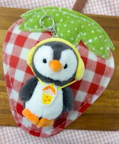 WEGO るんるんペンギンぬいぐるみキーホルダー