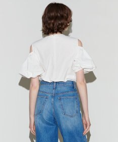 NAVE 【Nave　撥水機能・UVカット・透湿・接触冷感】ナイロンワッシャー ブラウス