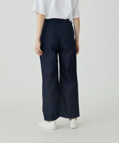 caqu FS linen wide flare リネンワイドフレアデニム