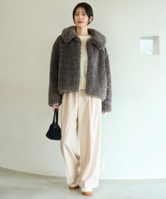 UNFILO カシミヤブレンド クルーネックニット