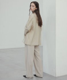 BEIGE， 【GISELe 6月号掲載】OREGANO / サマーウールタックワイドパンツ