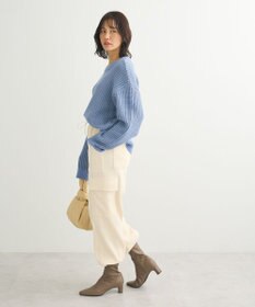 Green Parks ・ＥＬＥＮＣＡＲＥ　ＤＵＥ　タック編バイカラーニット