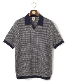 J.PRESS MEN 【HTBRID LINEN】スキッパーニット ポロシャツ