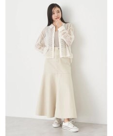 earth music&ecology レースショートシャツ