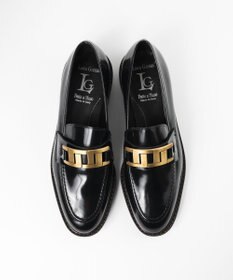 BONTRE 【LucaGrossi/ルカグロッシ】厚底幾何学ビットローファー/K072M TAL-UA