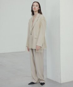 BEIGE， 【GISELe 6月号掲載】OREGANO / サマーウールタックワイドパンツ