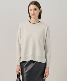ICB 【新色追加】ソフトカシミヤミックス クルーネックニット