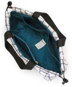 LeSportsac E/W CITY DRAWSTRING BAG??? /アップタウンモノチェック/ブラック