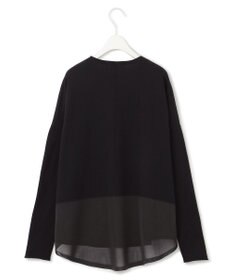 ICB L 【洗える】 ヴィスコースワイド シアーコンビプルオーバー