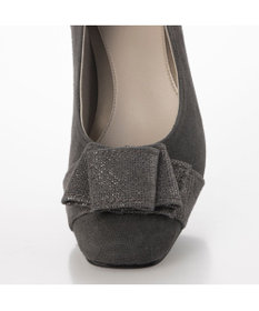 Riz raffinee <Riz raffinee>ドレープデザインモチーフパンプス