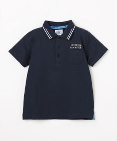 J.PRESS KIDS 【100-130cm】ダブルライン カラー 半袖ポロシャツ