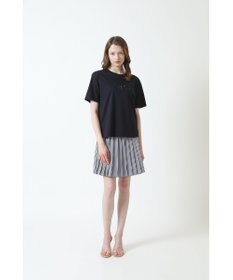 DAKS ロゴ スパンコール Tシャツ