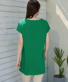 Tiaclasse 【新色追加】フレンチスリーブニットチュニック