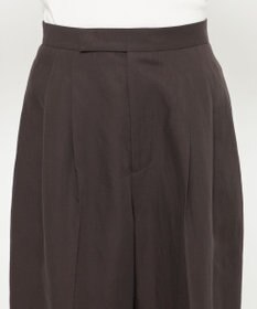 uncrave テンセルライトリネン ワイドパンツ