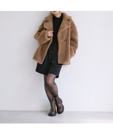 MODE ET JACOMO <carino>サイドゴアビジューショートブーツ