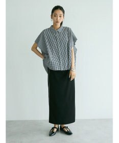 CRAFT STANDARD BOUTIQUE ステンサイドソリッドギンガムチェックブラウス