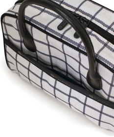 LeSportsac SQUARE TH CROSSBODY/アップタウンモノチェック/ブラック