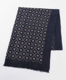 JOSEPH ABBOUD 【イタリア製/CAMERUCCI ARCHIVIO】ジオメトリッククレスト ストール