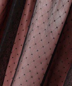 組曲 KIDS 【150-160㎝】チュールドット ドレス