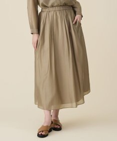 自由区 L エアリーローンプレーン スカート