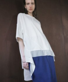 YECCA VECCA 裾アシメデザインプルオーバー