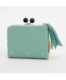 UNBILLION ペルケ perche / アクリル玉がま口2つ折り財布