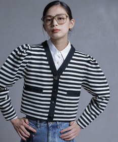 組曲 S 【組曲×setsuko sagittaire】kinakoスポンディッシュ ニットジャケット