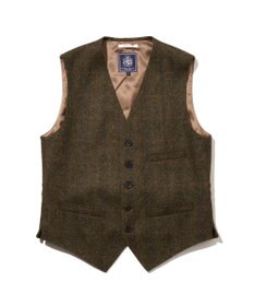 J.PRESS MEN 【J.PRESS ORIGINALS】Lambs Tweed Over Odd Vest / Japan Made