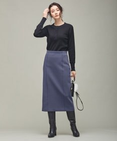 ICB 【洗える】 エクストラファインメリノ ヘンリーネックプルオーバー