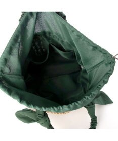 UNBILLION カシュカシュ cachecache / 下がりリボン柄編みトート