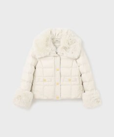 GRACE CONTINENTAL ファーショートダウンジャケット