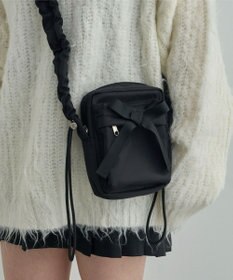 WEGO リボンギャザーミニショルダー