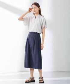 J.PRESS LADIES シアーストライプチェック カットソー