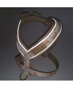 PET PARADISE  反射 花柄 アクティブハーネス 【３Ｓ】 小型犬