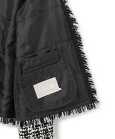 ICB 【CLASSY.1月号掲載】ルレックスツイード ノーカラージャケット