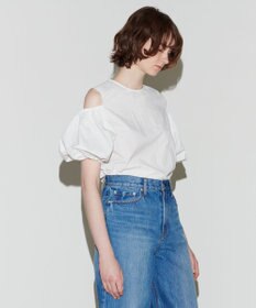 NAVE 【Nave　撥水機能・UVカット・透湿・接触冷感】ナイロンワッシャー ブラウス