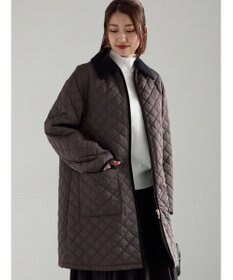 Te chichi キルティングミドルコート