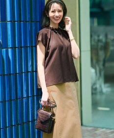 23区 S 【洗える】ストレッチギャバ チノ スカート