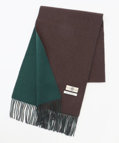 J.PRESS MEN リバーシブル カシミヤマフラー 無地×無地