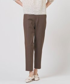 J.PRESS LADIES L 麻シェルドライ テーパード パンツ