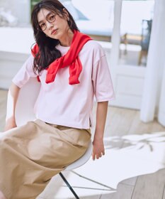 ANY 【Sサイズあり】オーガニックコットンスムース5分袖Tシャツ