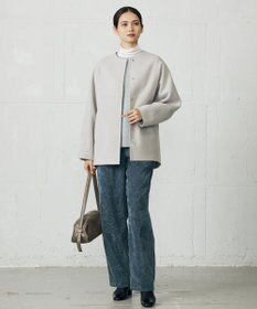 自由区 S 【カタログ掲載】ウールカシミヤブレンドスパンコールラグランスリーブ ニット