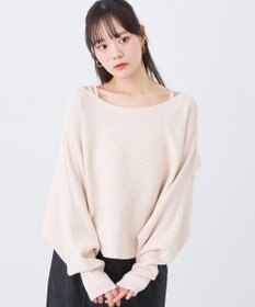 earth music&ecology 【2WAY】SET2点クロスニット＋キャミソール