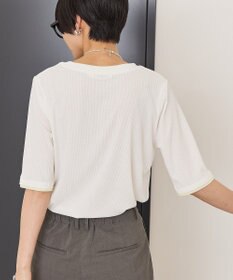 AMERICAN HOLIC シアーリブ配色プルオーバー